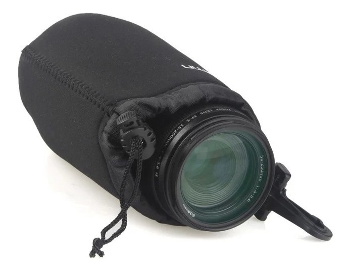 Para Canon Nikon Sony Lente de Cámara Bolsa Cubierta Protector para Estuche de neopreno suave Bolsas