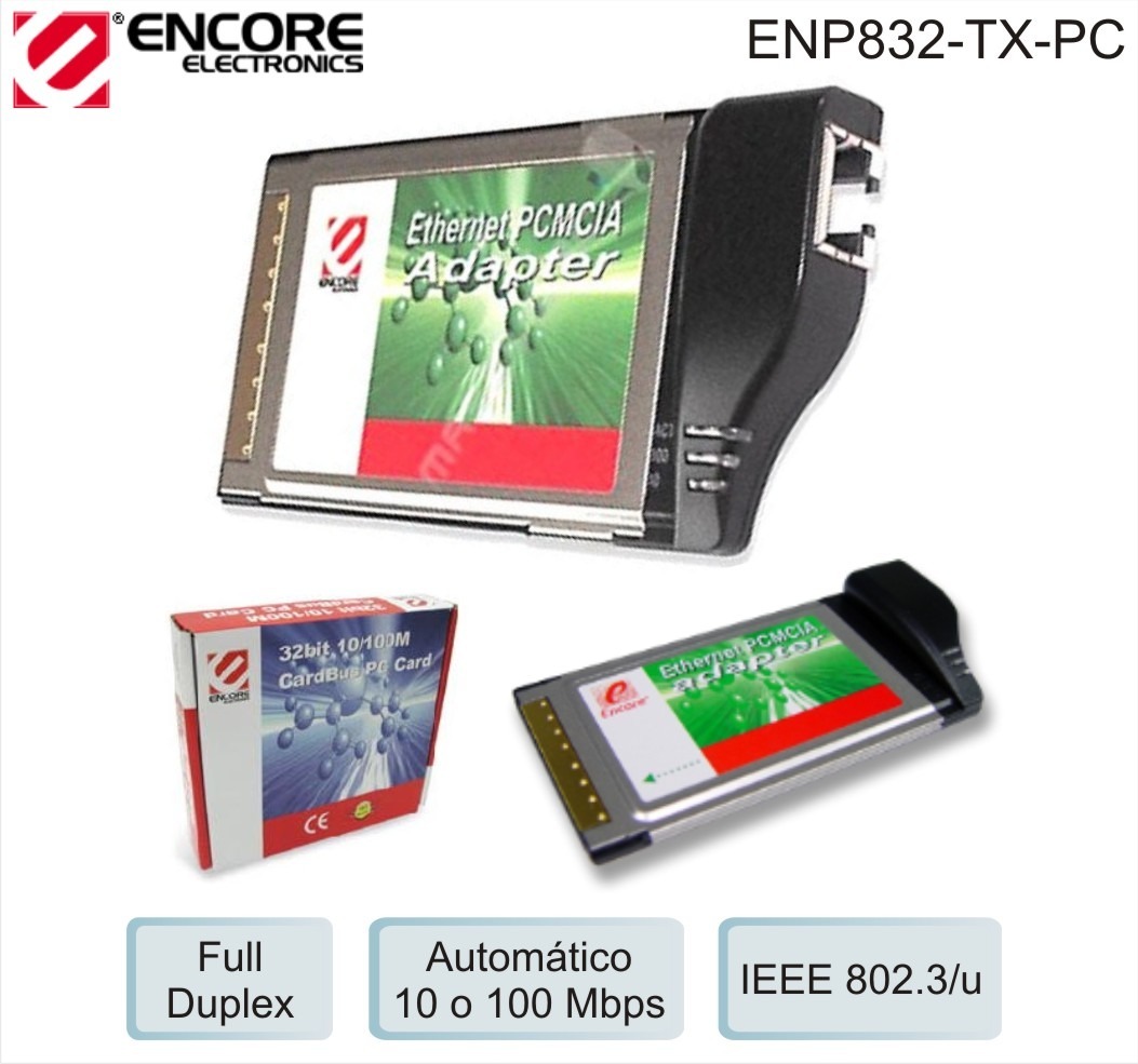 ENCORE ENP832-TX PC PCMCIA WINDOWS DRIVER