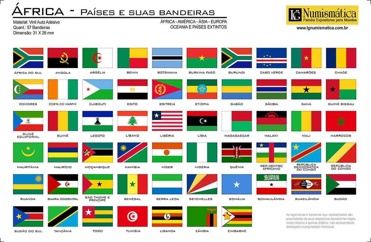 Bandeiras Com Nomes Dos Paises Ensino