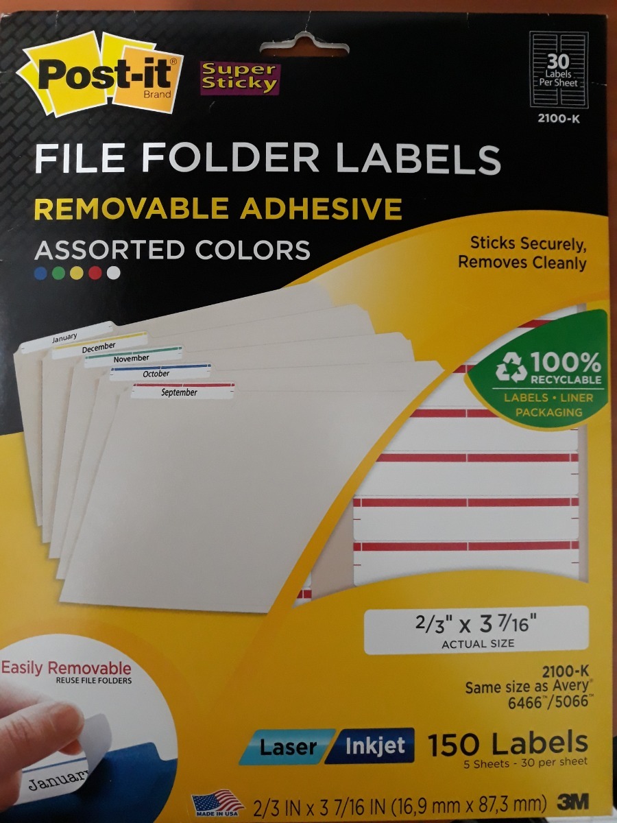etiquetas autoadhesivas post it impresoras ink jet laser bs avery 6466