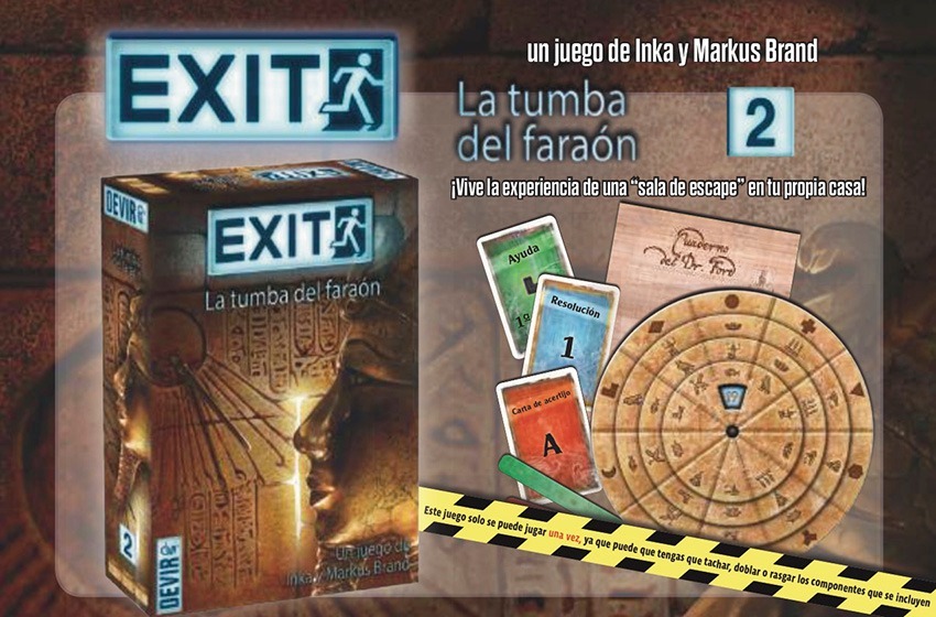 Exit 2 La Tumba Del Faraon Juego De Mesa Juegos Juegos De Mesa