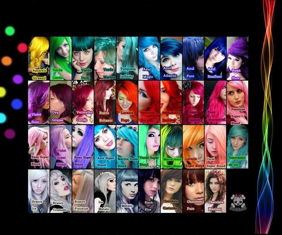 exotic colors criativ tinta - colorida cabelos cosplay - r$ 26,98 exotic colors criativ tinta - colorida cabelos cosplay - r$ 26,98