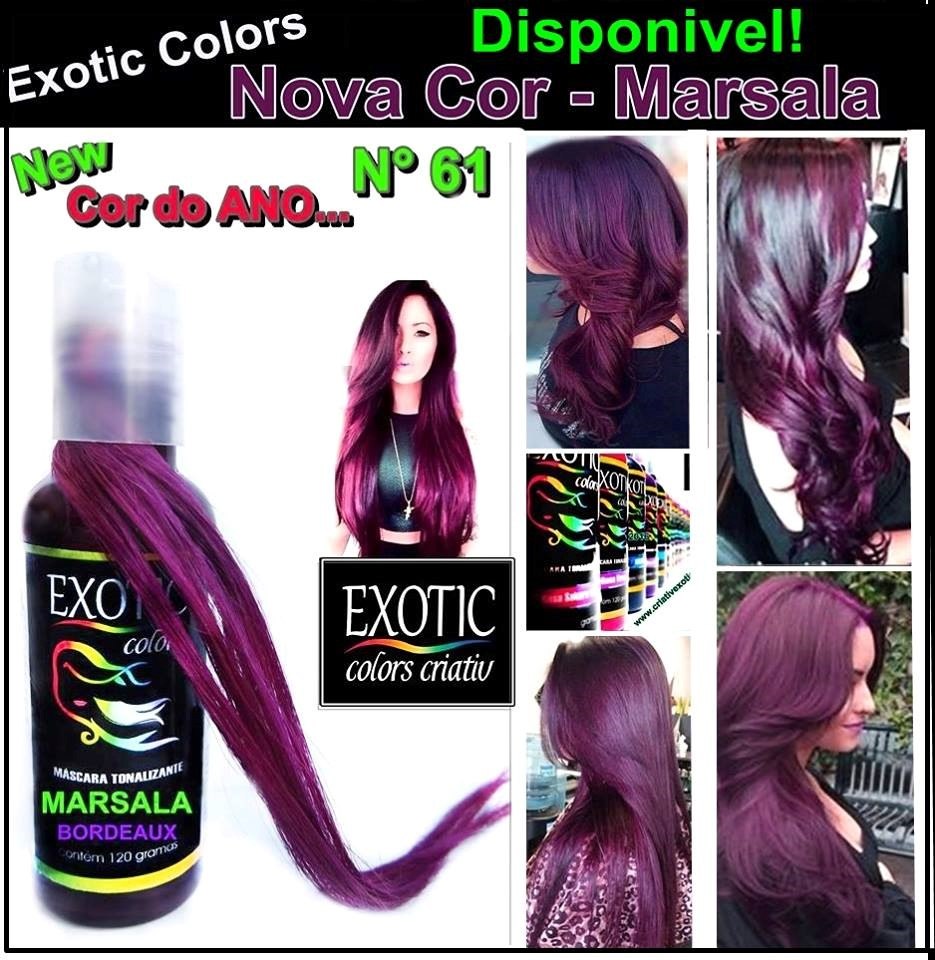 exotic criativ colors tonalizante marsala - r$ 32,00 em mercado livre exotic criativ colors tonalizante marsala - r$ 32,00 em mercado livre