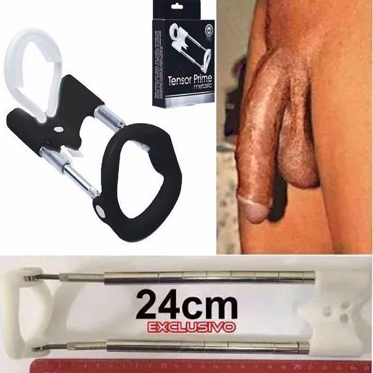 Extensor Peniano Penis Dotado 24cm Tensor Metalic Especial R