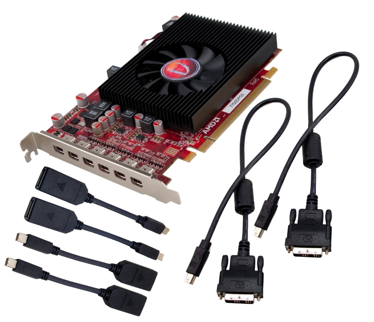 Eyefinity gddr5 displayport para 6x multi monitor video wall 9 844 