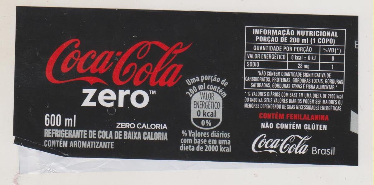 F35 - Coca Cola Rótulo Nome Mônica 600 Ml R$ 6,00 - R$ 6 