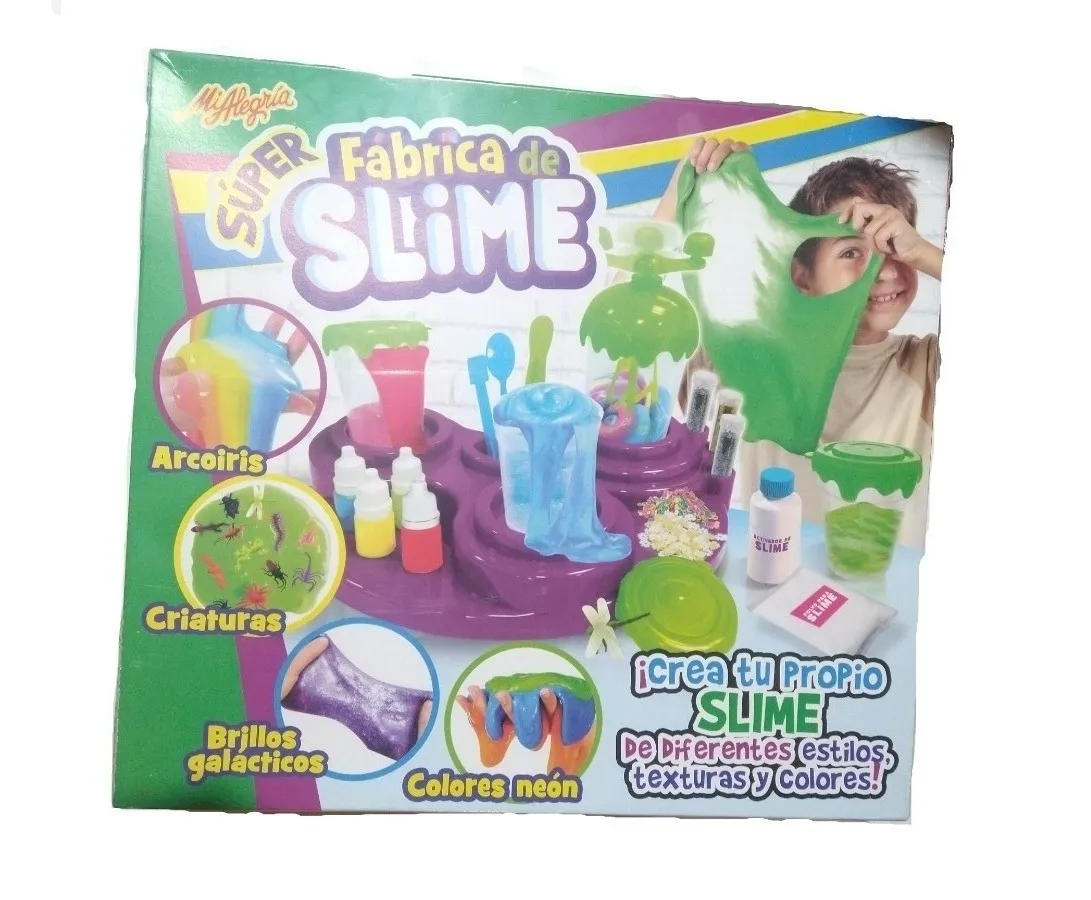 JUGUETERIA LOS SUEÑOS MAGICOS | Fabrica De Slime Colores Neon Brillos, Mi Alegria - $ 656.10