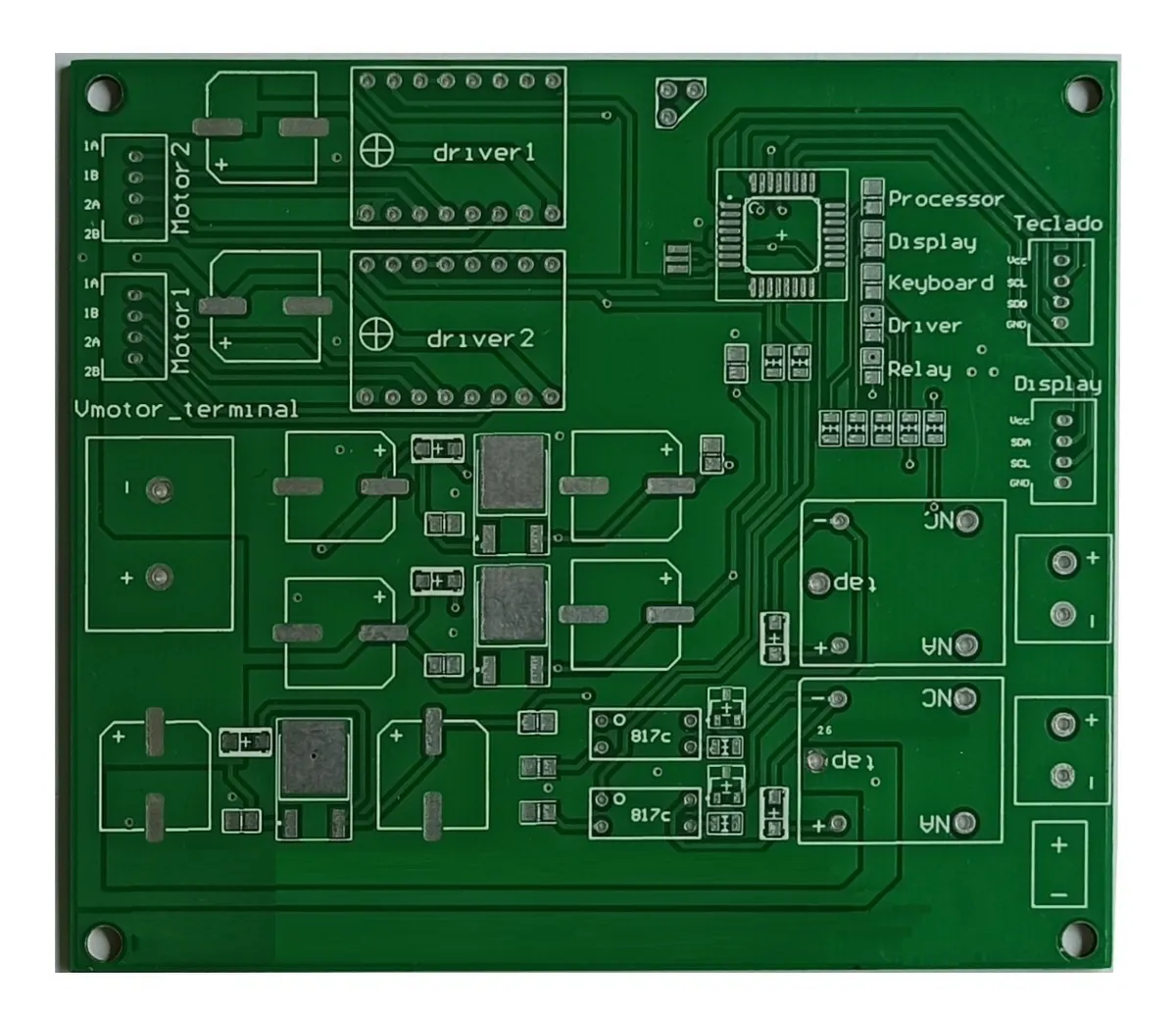 Ejemplo de placa PCB.
