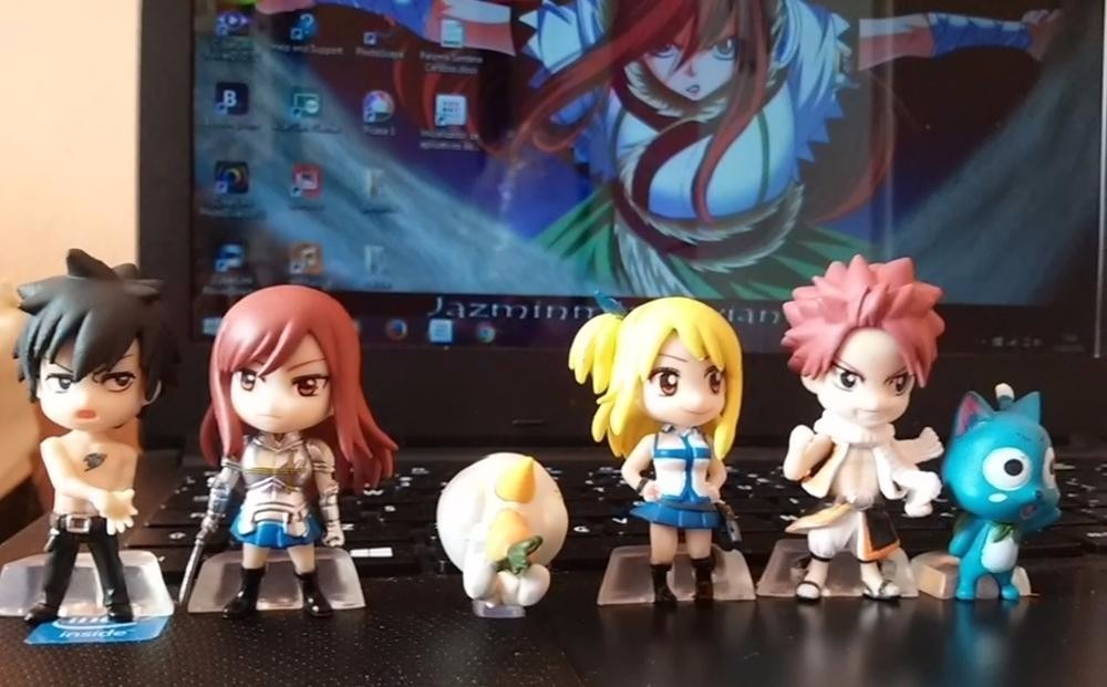 Fairy Tail Chibi Anime Manga Figuras Muñecos Pvc S/ 72