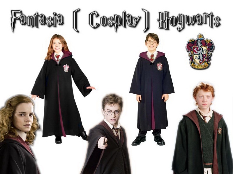 Fantasia Cosplay Harry Potter Hogwarts Grifinoria Corvinal 