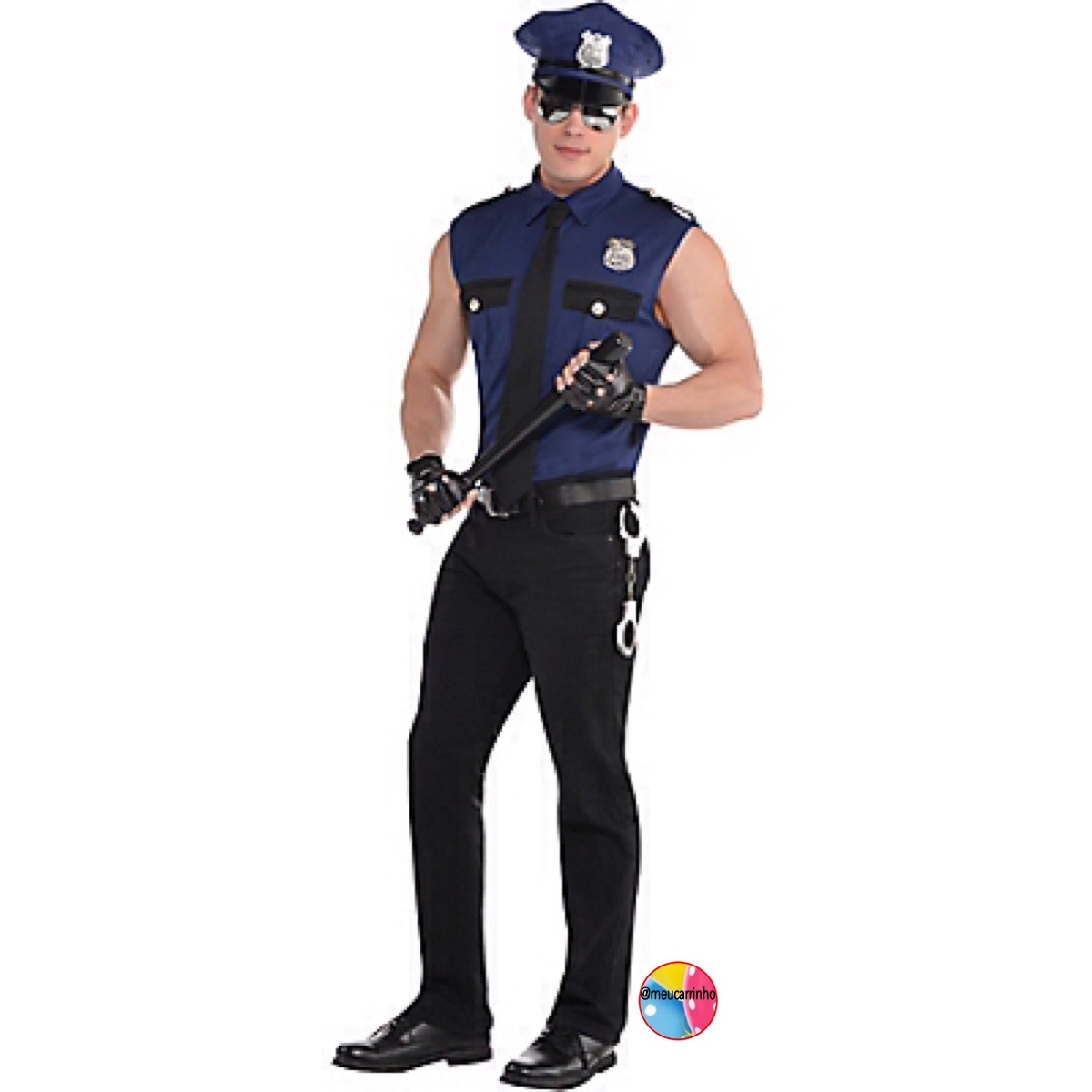 Fantasia Policia Ladrao - Encomenda- Entrega Rapida