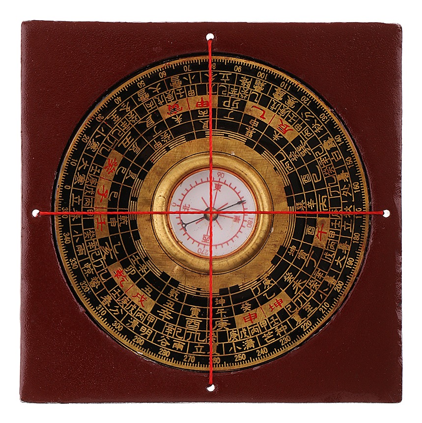 Fengshui Geomântica Bússola Bússola Com Caixa De Armazena - R$ 178 ...