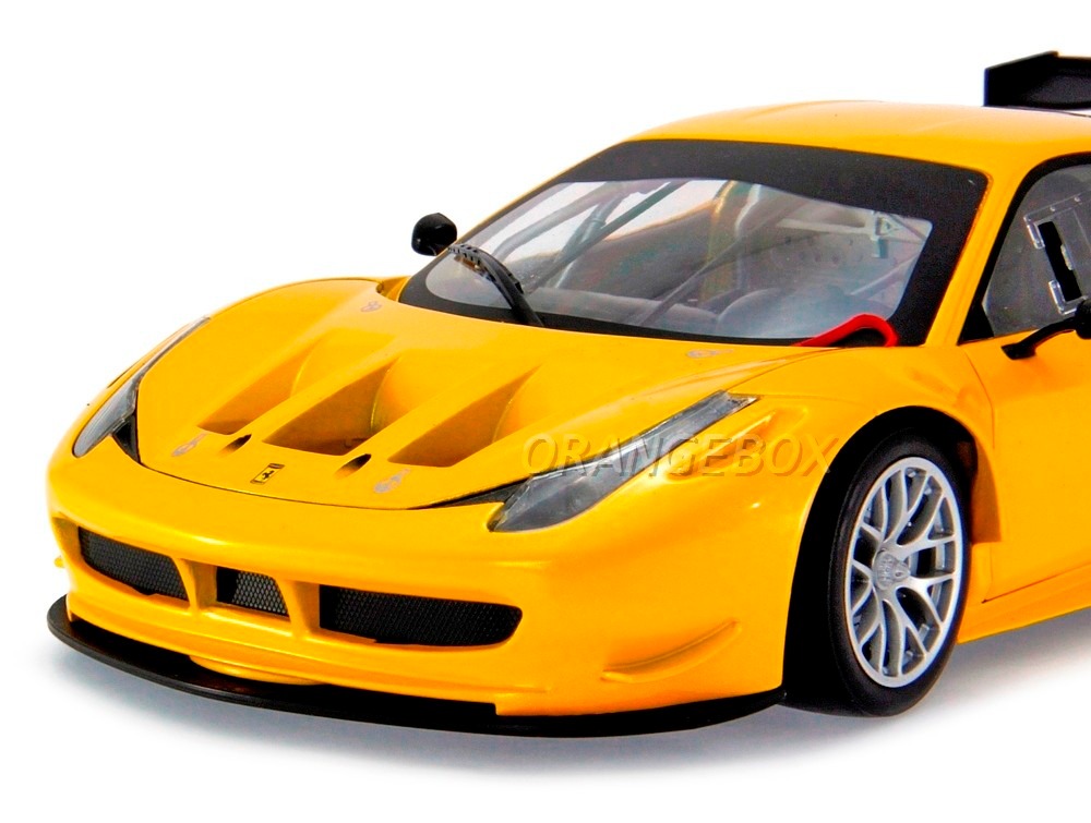 Ferrari 458 Itália Gt2 Hot Wheels 1:18 Amarelo Bcj78 - R$ 325,45 em Mercado Livre