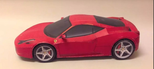 Ferrari 458 (modelo Para Armar En Papel) - $ 19.00 en 