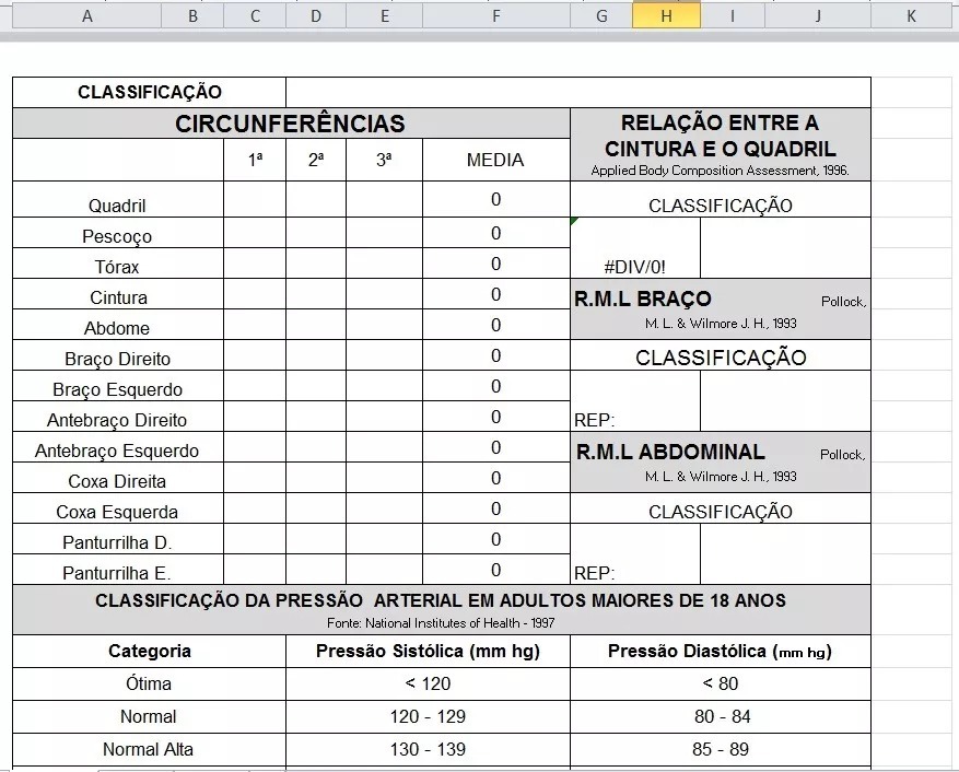 Ficha De Avaliacao Corporal - EDUBRAINAZ