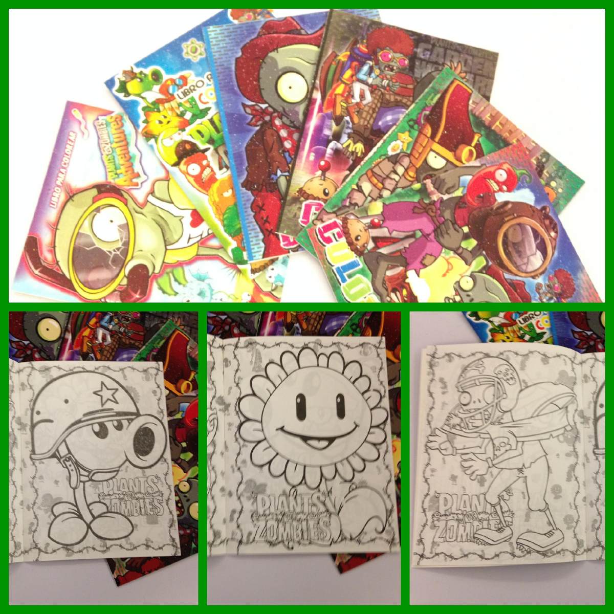 Fiesta Plantas Vs Zombies Libro Colorear 35 Pzs Envio Fiesta Plantas Vs Zombies Libro Colorear 35 Pzs Envio