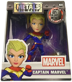 Metalfigs MARVEL CAPITÁN MARVEL 4/" Jada metales Figura Juguete