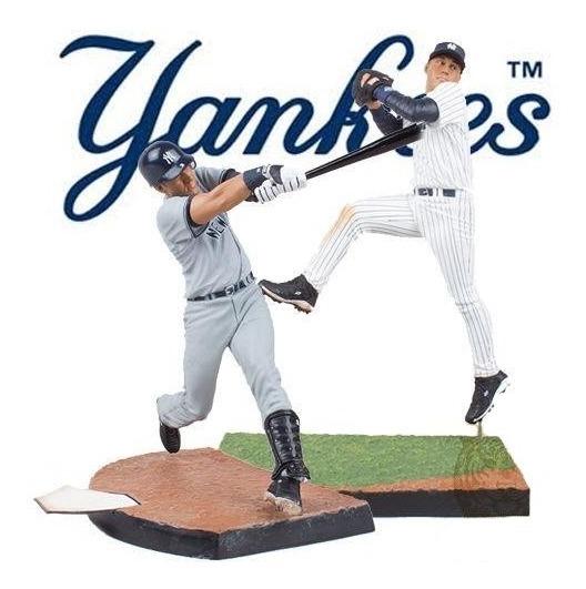2014 McFarlane Sports Derek Jeter Commemorative 2 Pack Deluxe Boxed Set