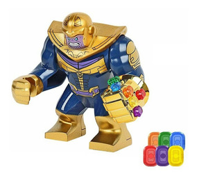 Figura Mini Thanos Infinity Gauntlet 8cm Marvel Tipo Lego - how to get infinity gauntlet in roblox catalog