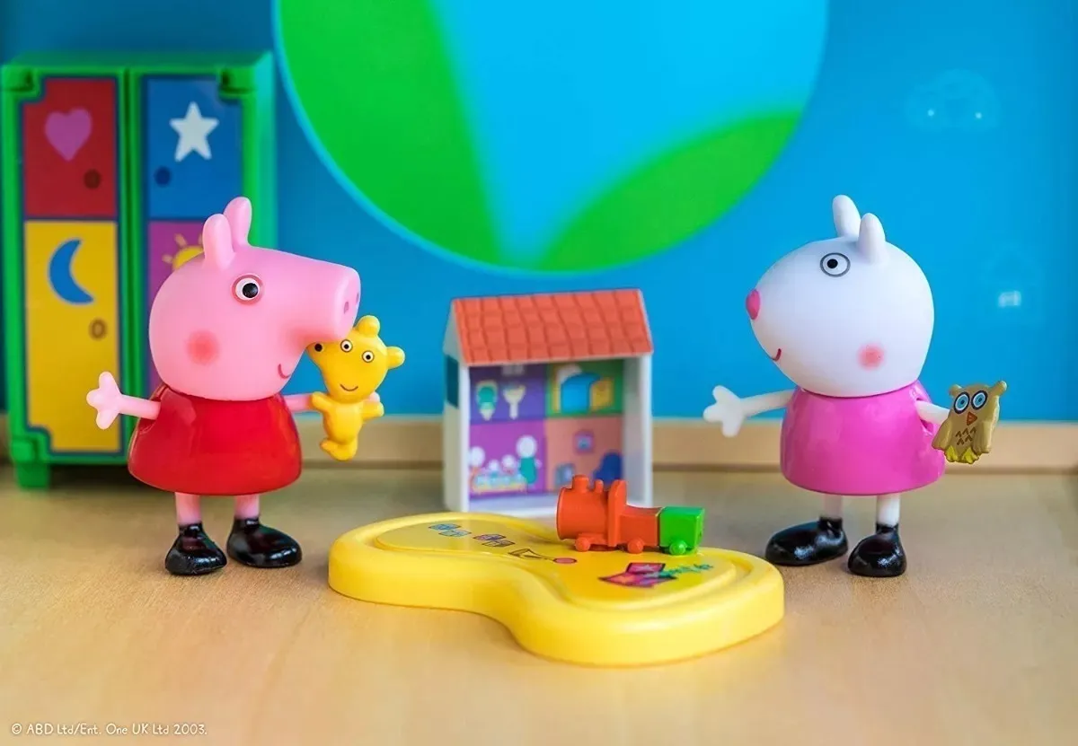 figuras baño peppa pig