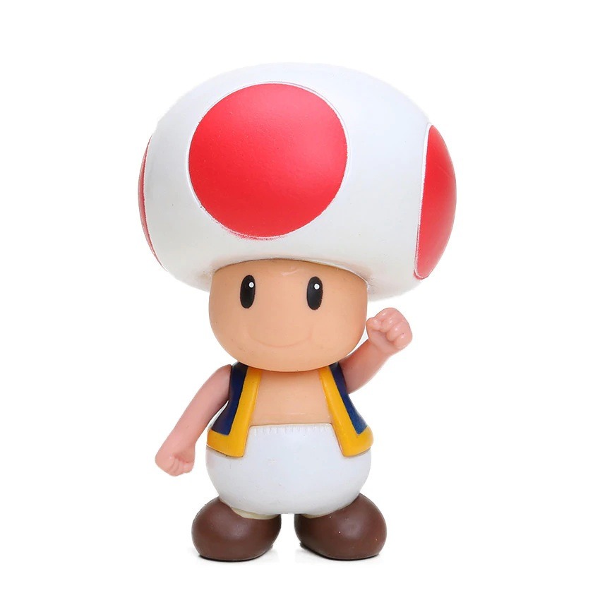 Figura Super Mario Bros Toad Toadette Luigui Yoshi Koopa Wii 179 00