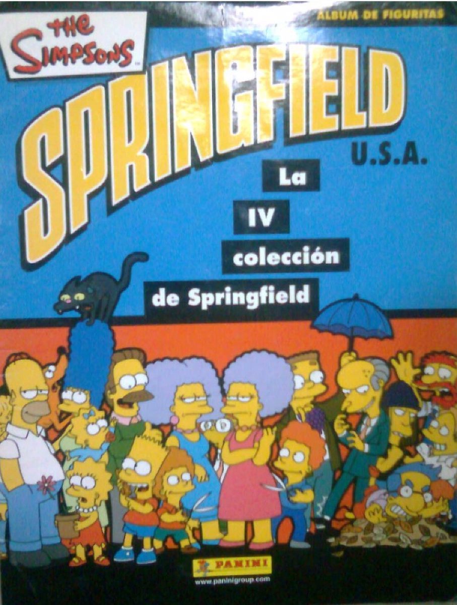 la coleccion de springfield CROMO Nº 116 COLECCION LOS SIMPSONS PANINI 2011