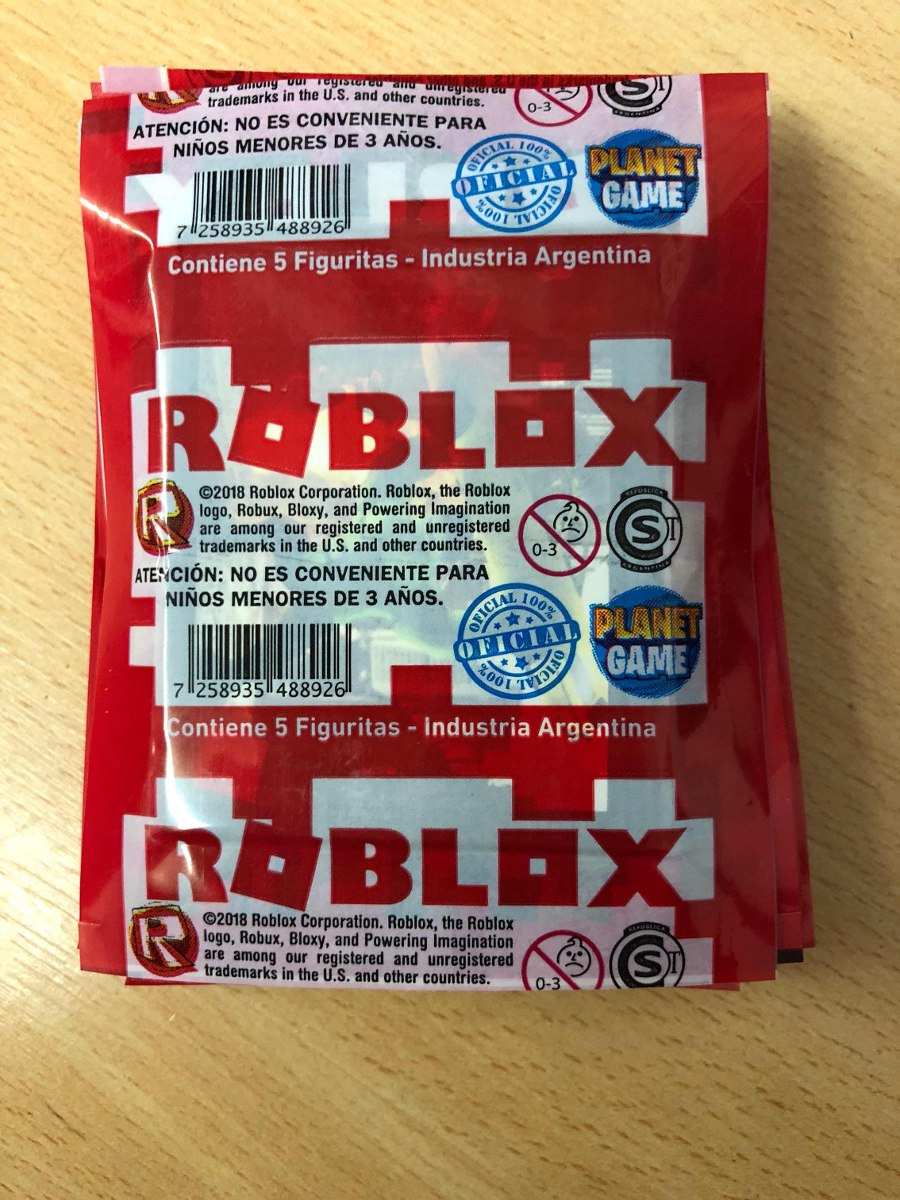 Figuritas Roblox Pack Por 25 Planet Game - bloxy world robux