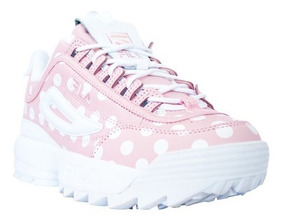 fila disruptor rosa palo