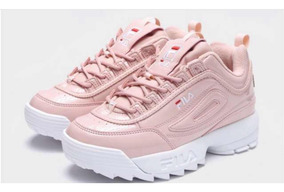 zapatillas fila disruptor rosas