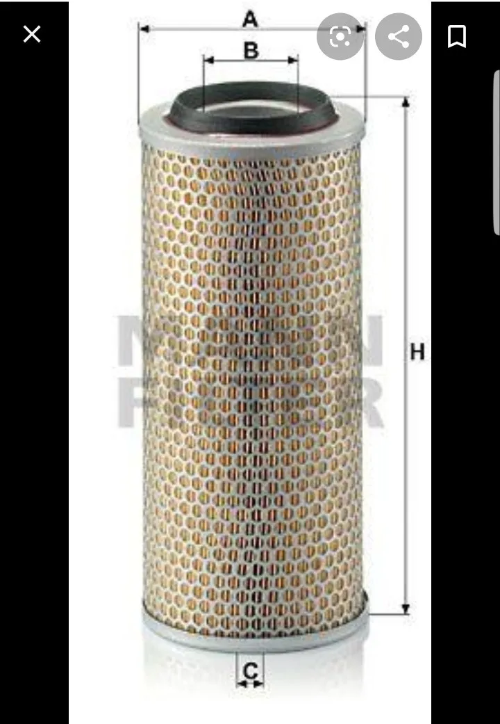 Mann Filter C15165 filtro de aire