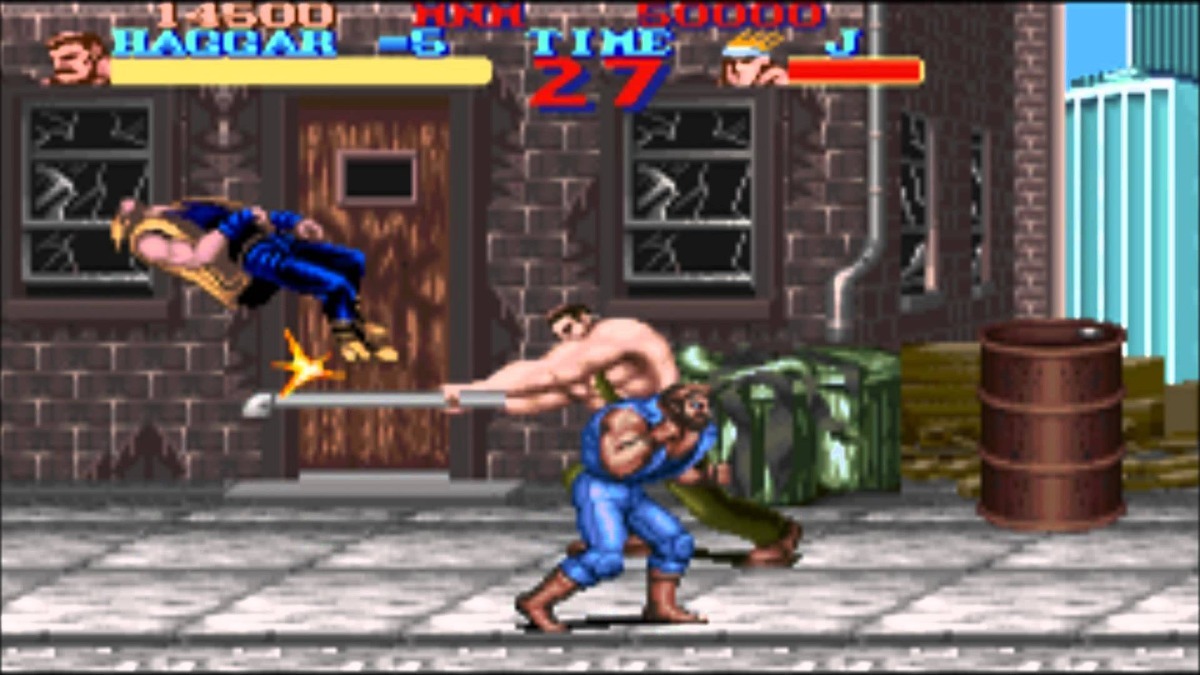 Final Fight, briga de rua nintendo SNES ROM