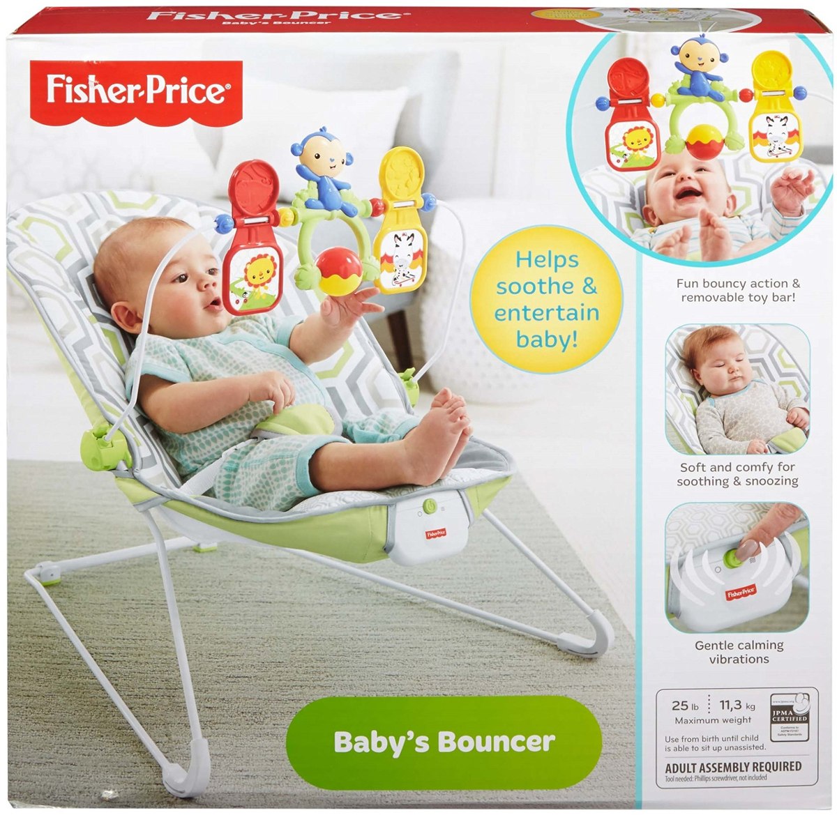 fisher price geo meadow bouncer