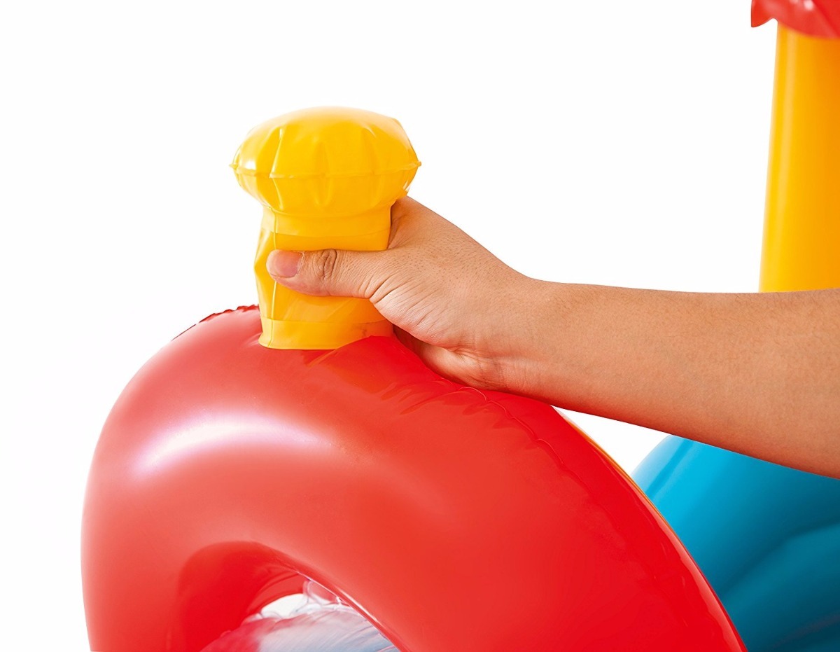 Fisher Price Tren Inflable Piscina De Pelotas Juguetes Niños - S/ 140,00 en Mercado Libre