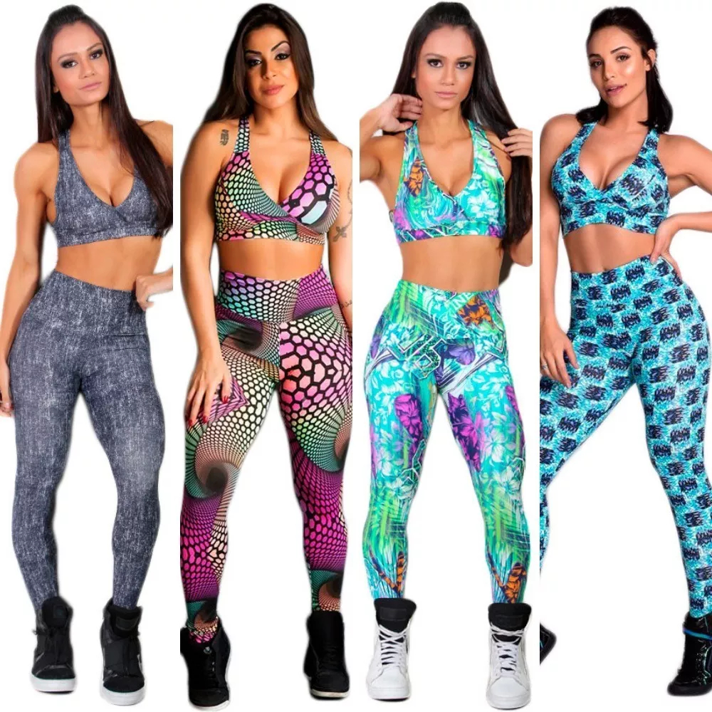 conjunto top e legging fitness