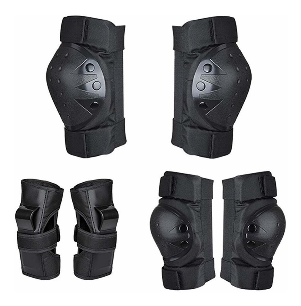 Alivier 6 en 1 Kit de Almohadillas de Codo de Rodilla para ni/ños//Adultos Juego de mu/ñequeras Ajustables Protecci/ón de Seguridad para Patines Patina en Bicicleta Patinaje en l/ínea Patinaje Deportivo