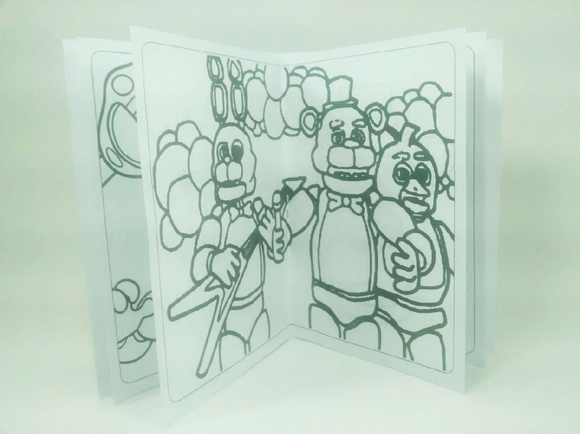 five nights at freddy s libritos para pintar pack x100 1 200