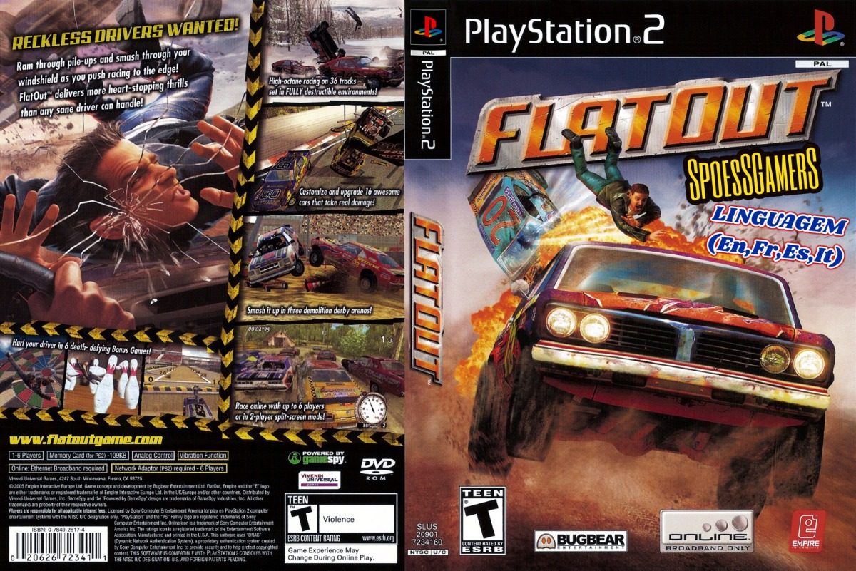 Jogo PS2 Os Flinstones Bedrock Racing