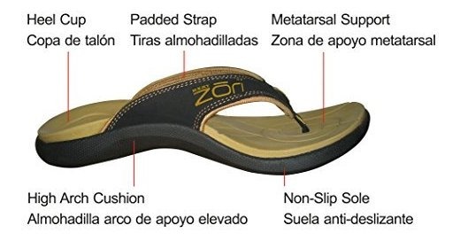 chanclas ortopedicas hombre