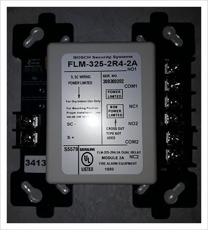 BOSCH FLM-325-2R4-2A NEW DUAL RELAY MODULE