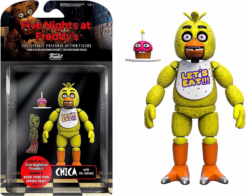 Fnaf Five Nights At Freddy S Chica With Cupcake Figura Funko 549 00