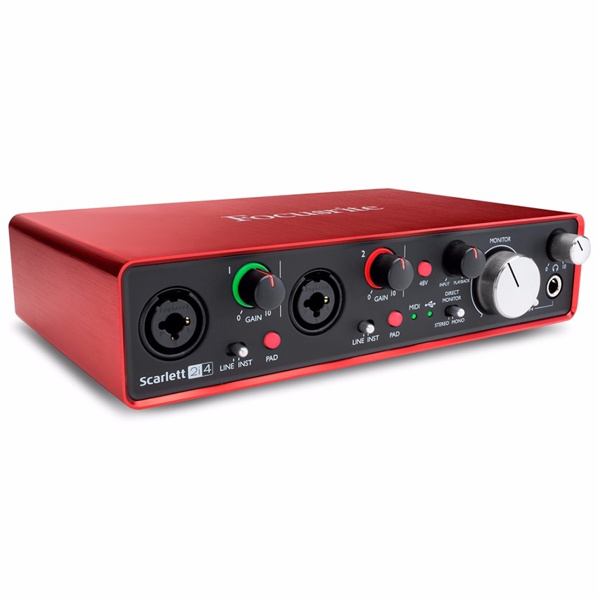 focusrite scarlett 2i2 audio interface