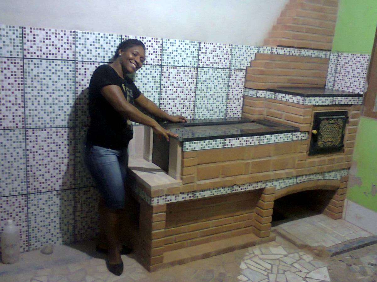 #604D37 Fogão A Lenha projeto Churrasqueira projetos R$ 1 20 em Mercado 1200x900 px Projetos De Churrasqueiras Na Cozinha #215 imagens