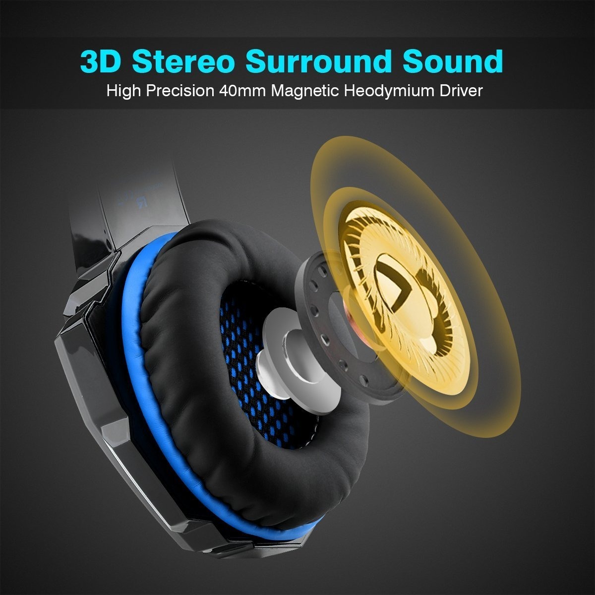 Fone Mic Headset Kotion Each G9000 Ps4 Xbox Game 4 Unidades R 470