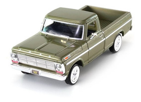 Ford f 100 pick up grúa 1969 1:24 motor max maqueta de coche