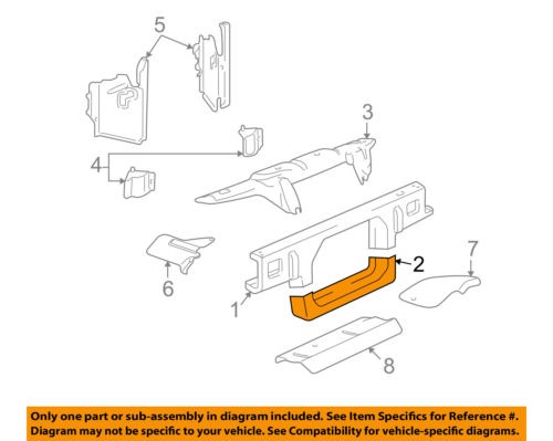 SUPPORT Ford 6W1Z-8125-A RADIATOR