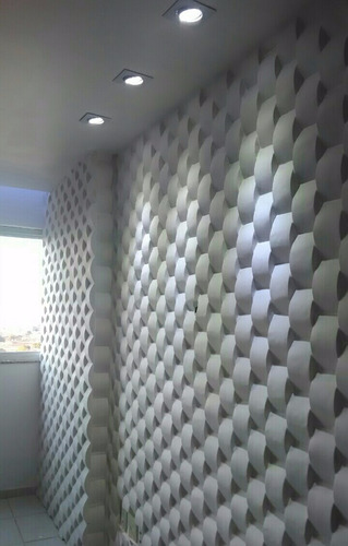 Forma Molde Para Gesso Parede Placa 3d - R$ 230,00 em