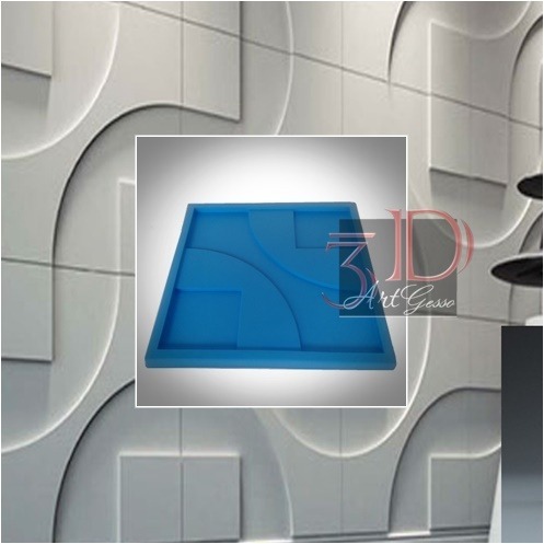 Forma Molde Silicone Carolina Davi 40x40 Gesso 3d Perfeita R