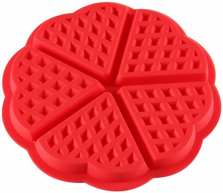 Forma Para Fazer Waffles Em Silicone Nao Precisa Untar R 18