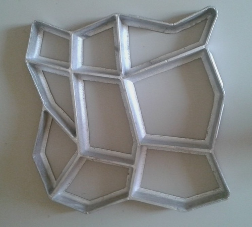 Forma piso jardim calçada c / manual uso aluminio 43x42x4 r ...