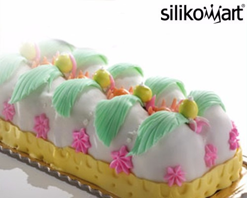 Forma Silicone Cake Aro Molde Doce Torta Pudim Gelatina Pao R